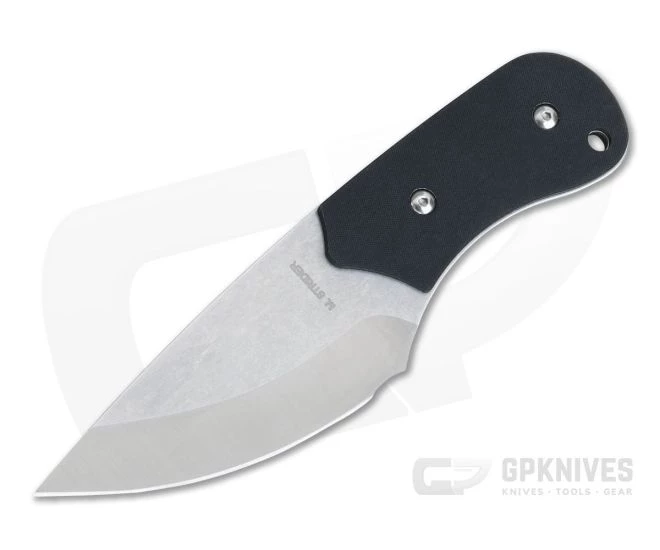 M. Strider Knives Zipper Slim Compact CTS-40CP Skinner Neck Knife