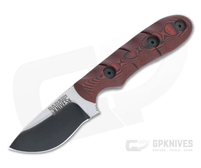 Dawson Knives Field Guide Specter 3V Red/Black G10 Fixed Blade
