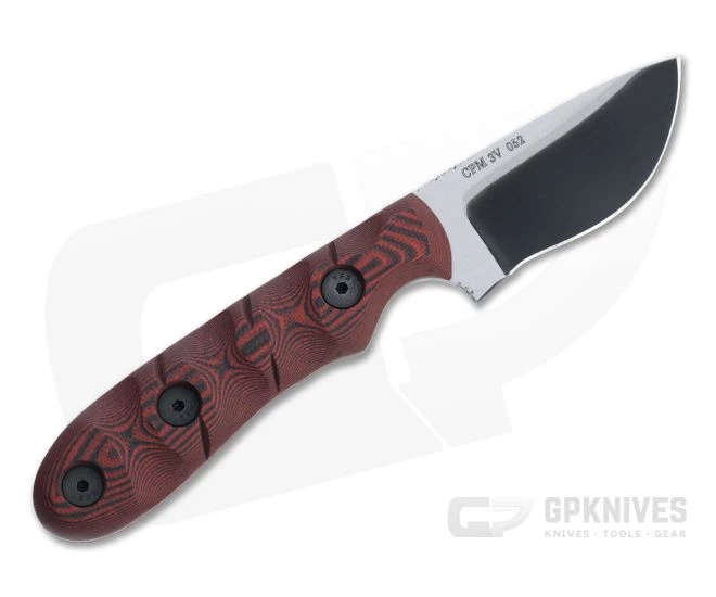 Dawson Knives Field Guide Specter 3V Red/Black G10 Fixed Blade - Image 3