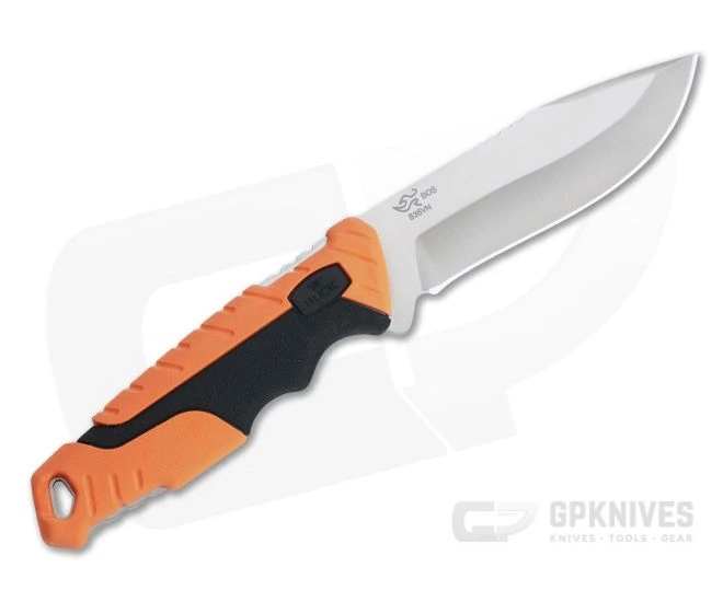 Buck Pursuit Pro Large S35VN Drop Point Orange Fixed Blade Hunting Knife 0656ORS - Image 3