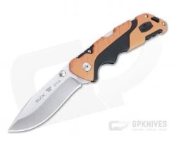 Buck Pursuit Pro Folder Large S35VN Drop Point Orange Folding Hunting Knife 0659ORS