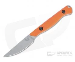 Benchmade Hunt Flyway Stonewashed CPM-154 Select Edge Orange G10 Fixed Blade Knife 15700