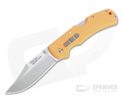 Cold Steel Double Safe Hunter Stainless Clip Point Orange GFN Back Lock Folder 23JB
