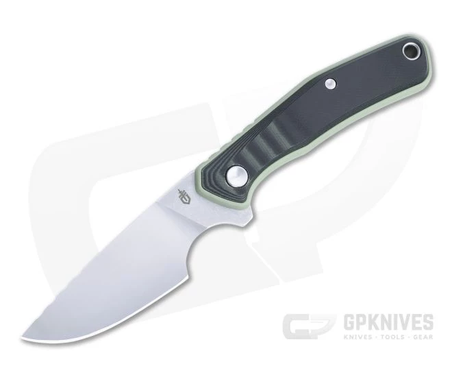 Gerber Downwind Caper Stainless Steel Sage Green GFN G10 Fixed Fixed Blade Knife 30-001821