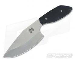 Trash Panda Knives Panda-1 Stonewashed CPM-3V Fixed Blade Blasted Black G10