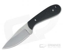 Aaron Frederick Custom Work Horse Drop Point Stonewashed AEB-L Black G10 Fixed Blade Knife 4651