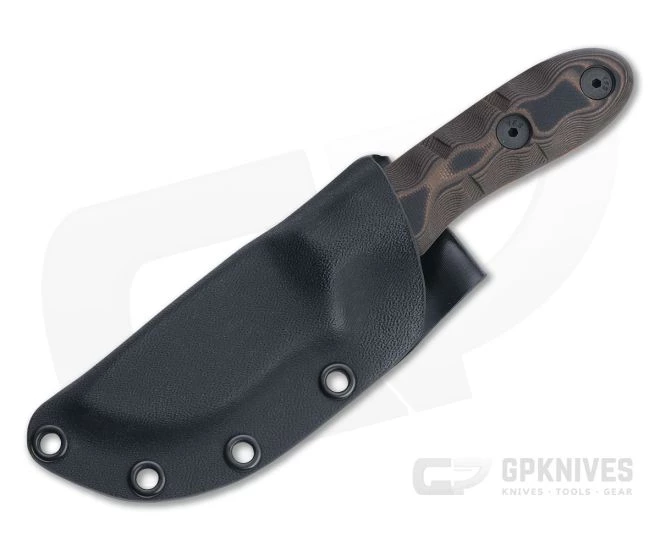 Dawson Knives Field Guide Arizona Copper 3V Orange/Black G10 Fixed Blade - Image 2