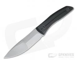 WE Knives 921A Reazio Twill Carbon Fiber Stonewashed CPM 20CV Compound Ground Fixed Blade