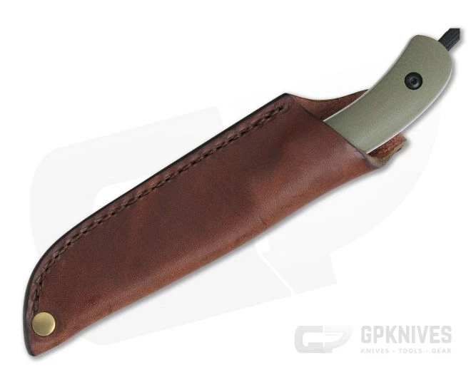 Smith & Sons Axiom OD Green G10 Black Liners AEB-L EDC Fixed Blade - Image 2