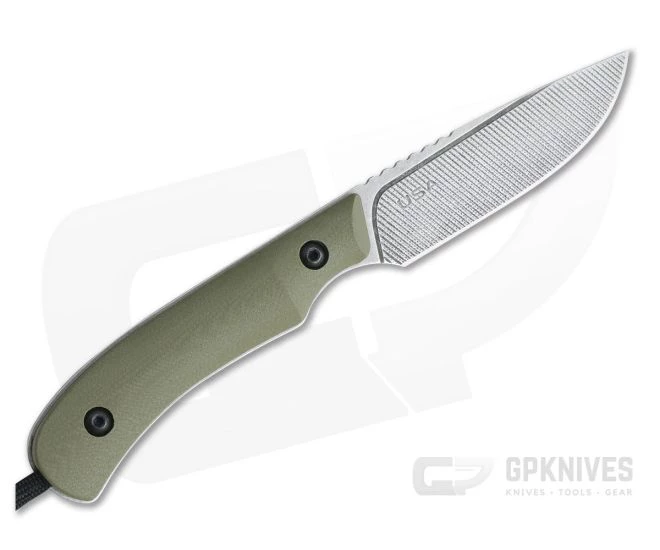 Smith & Sons Axiom OD Green G10 Black Liners AEB-L EDC Fixed Blade - Image 3
