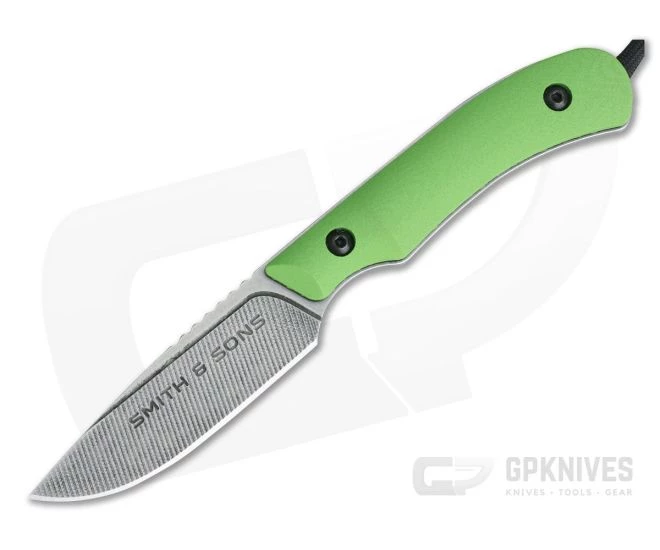 Smith & Sons Axiom Toxic Green G10 Black Liners AEB-L EDC Fixed Blade