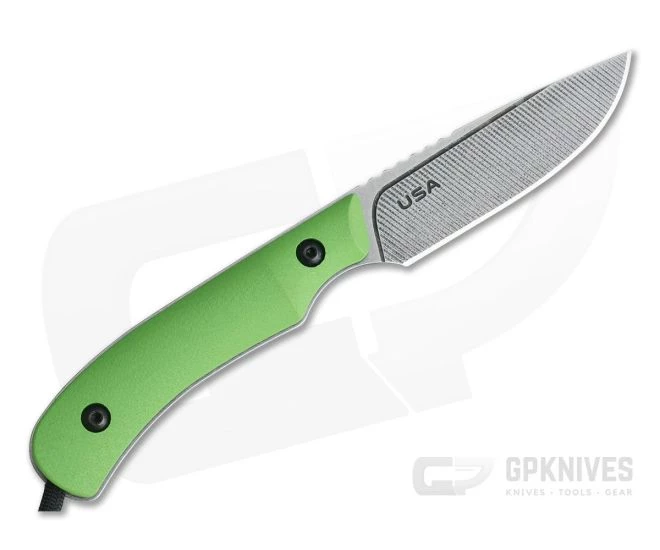 Smith & Sons Axiom Toxic Green G10 Black Liners AEB-L EDC Fixed Blade - Image 3